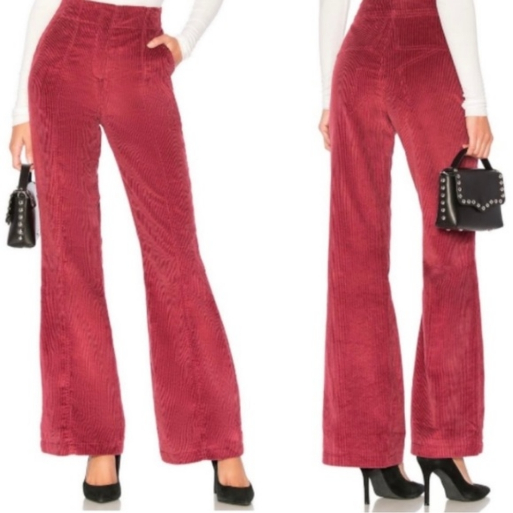 House Of Harlow 1960 X REVOLVE Emmy Flared Corduroy Pants In S